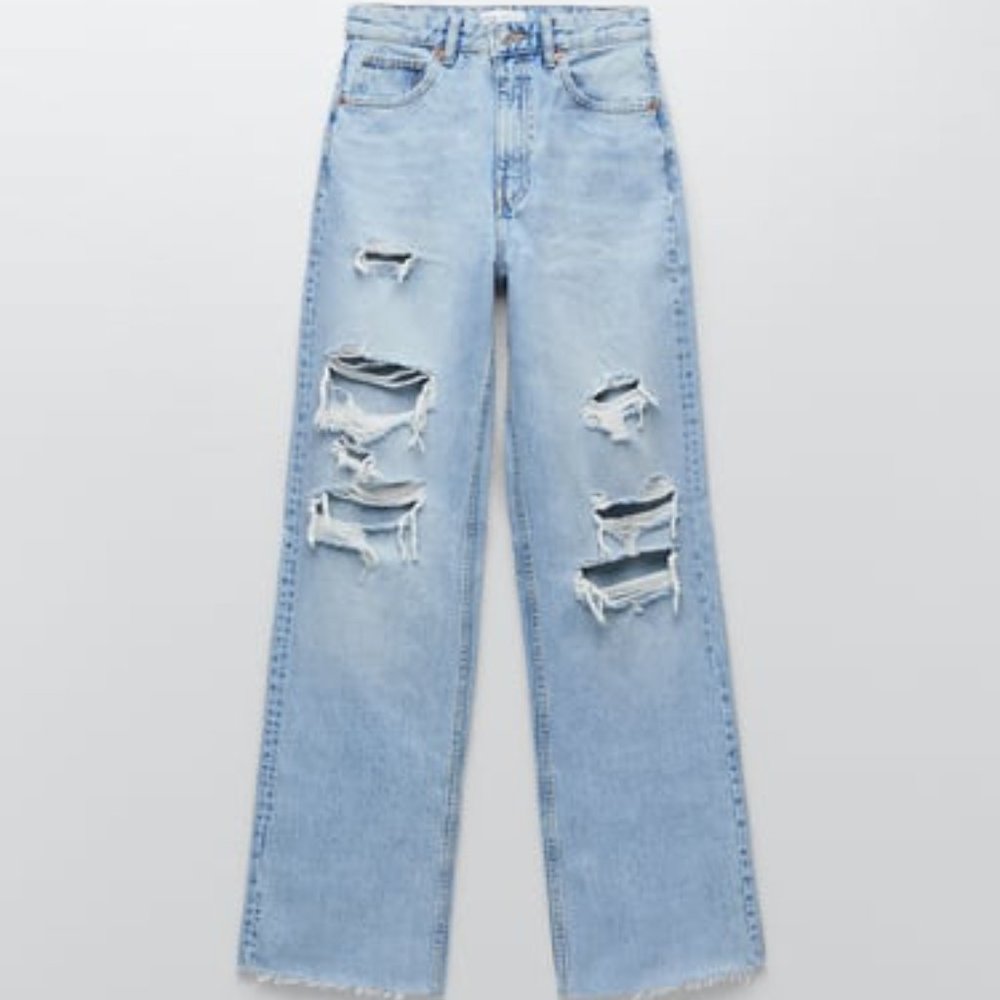 NWOT ZARA Wide Leg Jeans